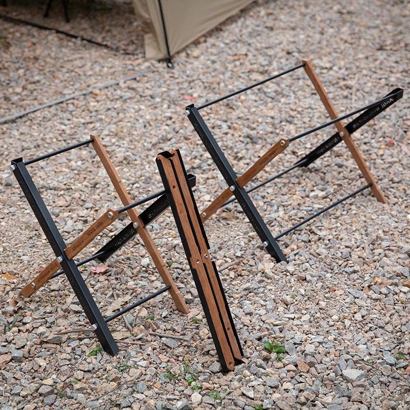 Camping Cooking Table - Tables de camping pliantes portables, panier
