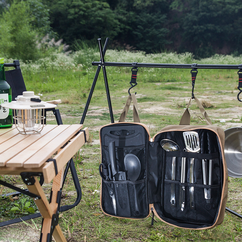 Ensemble de 8 ustensiles de cu - Camping Cooking Organizer avis et prix