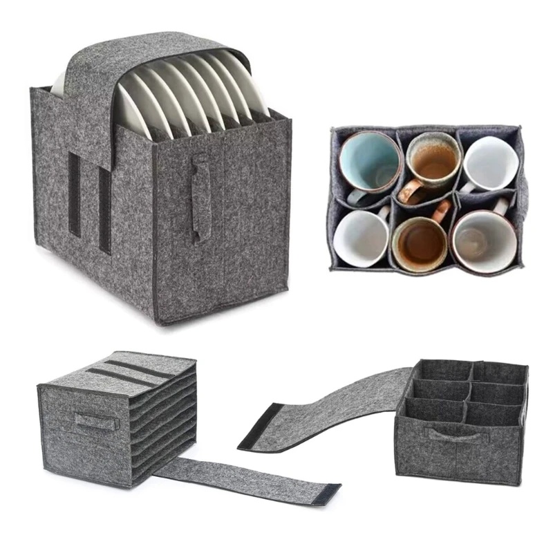 Porte-sac de rangement en feut - Camping Cooking Organizer avis et prix